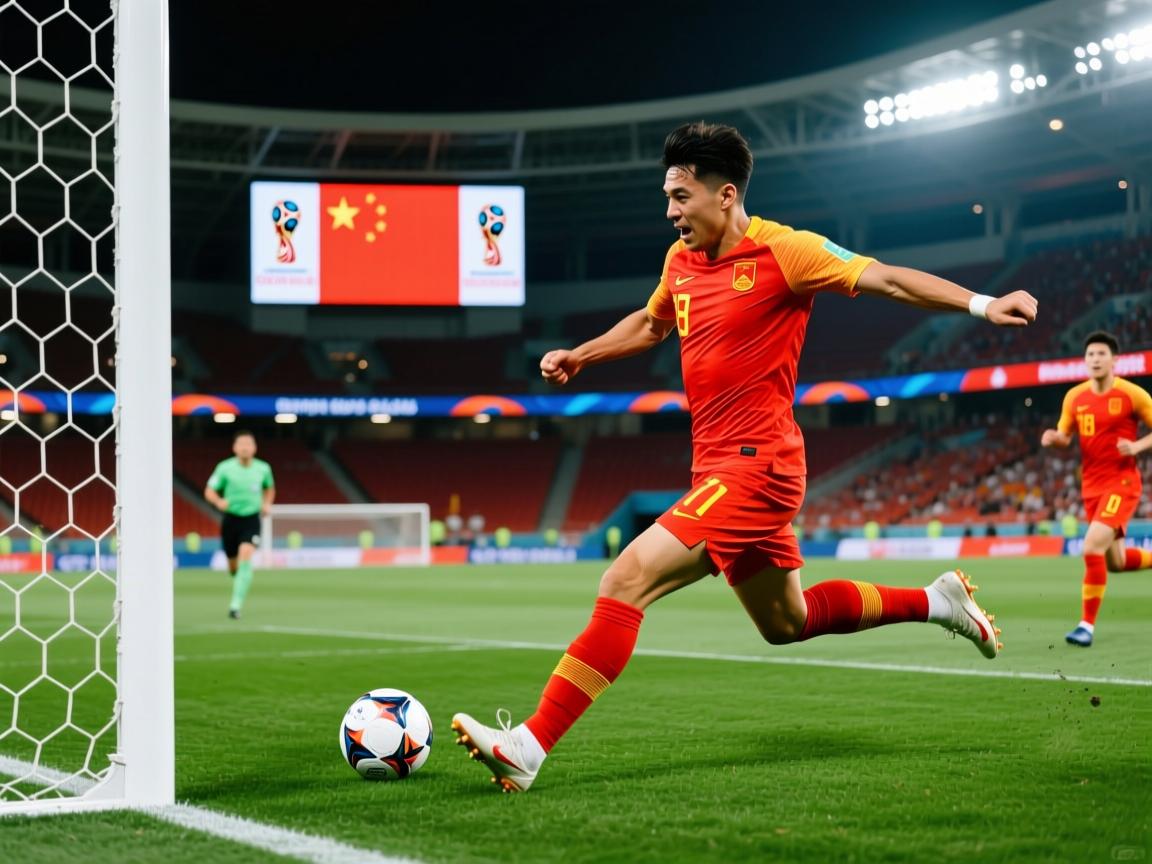 世界杯预选：中国队抢先进球，取得胜利  第1张