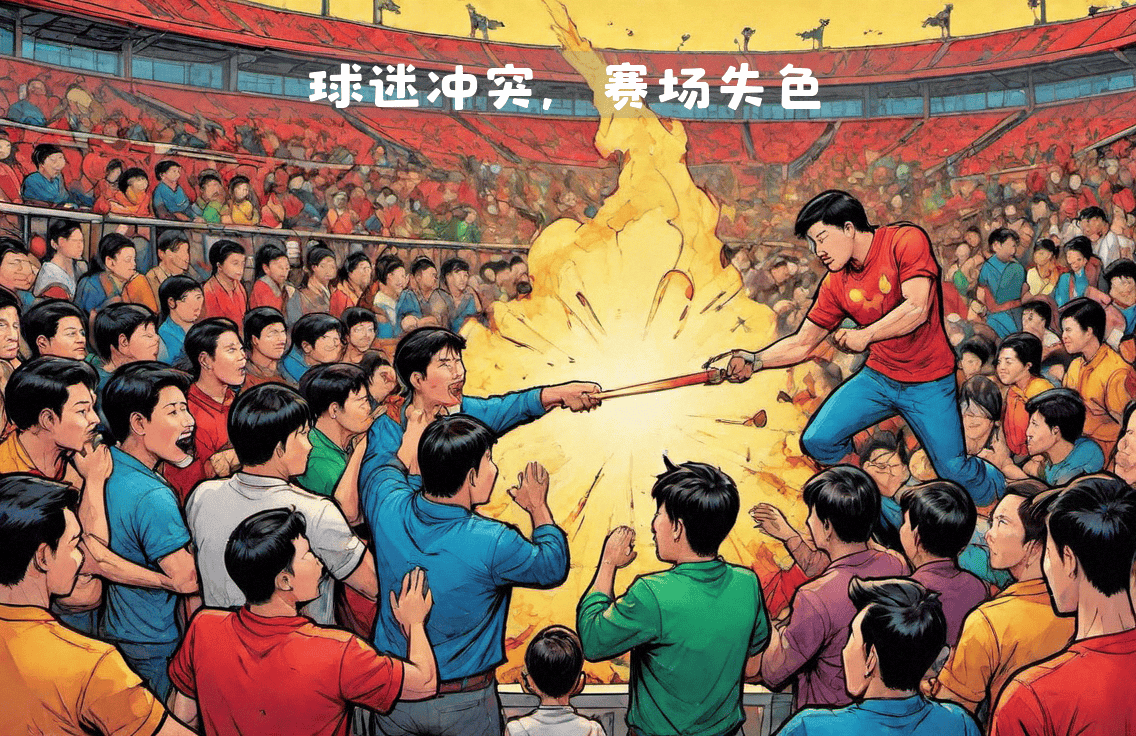 国际足球大战中的精彩瞬间，球迷热情高涨的简单介绍