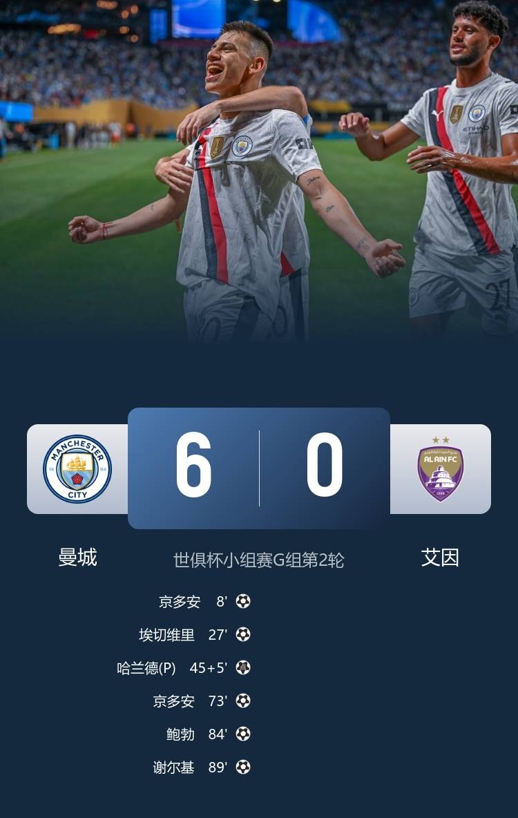 世俱杯-艾因VS尤文图斯：尤文、曼城争第一，第二出线后打皇马